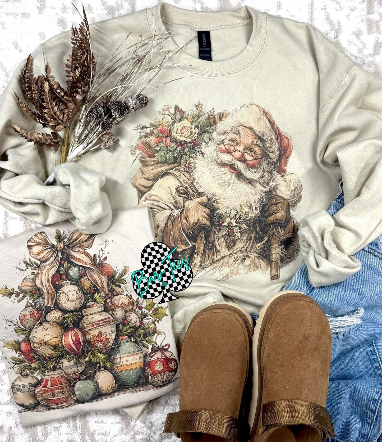 Vintage Christmas Graphic Tee & Sweatshirt