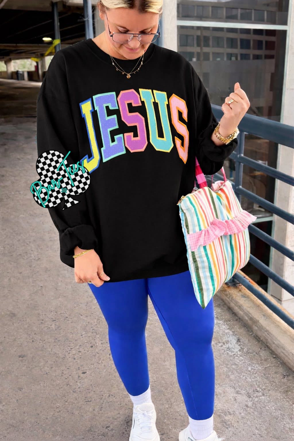 Embroirdered JESUS sweatshirt