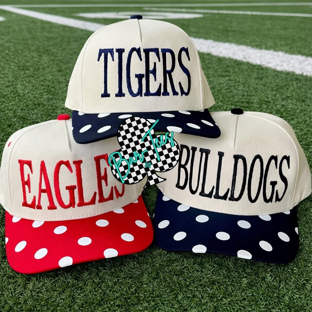 Custom Polka Dot Hats