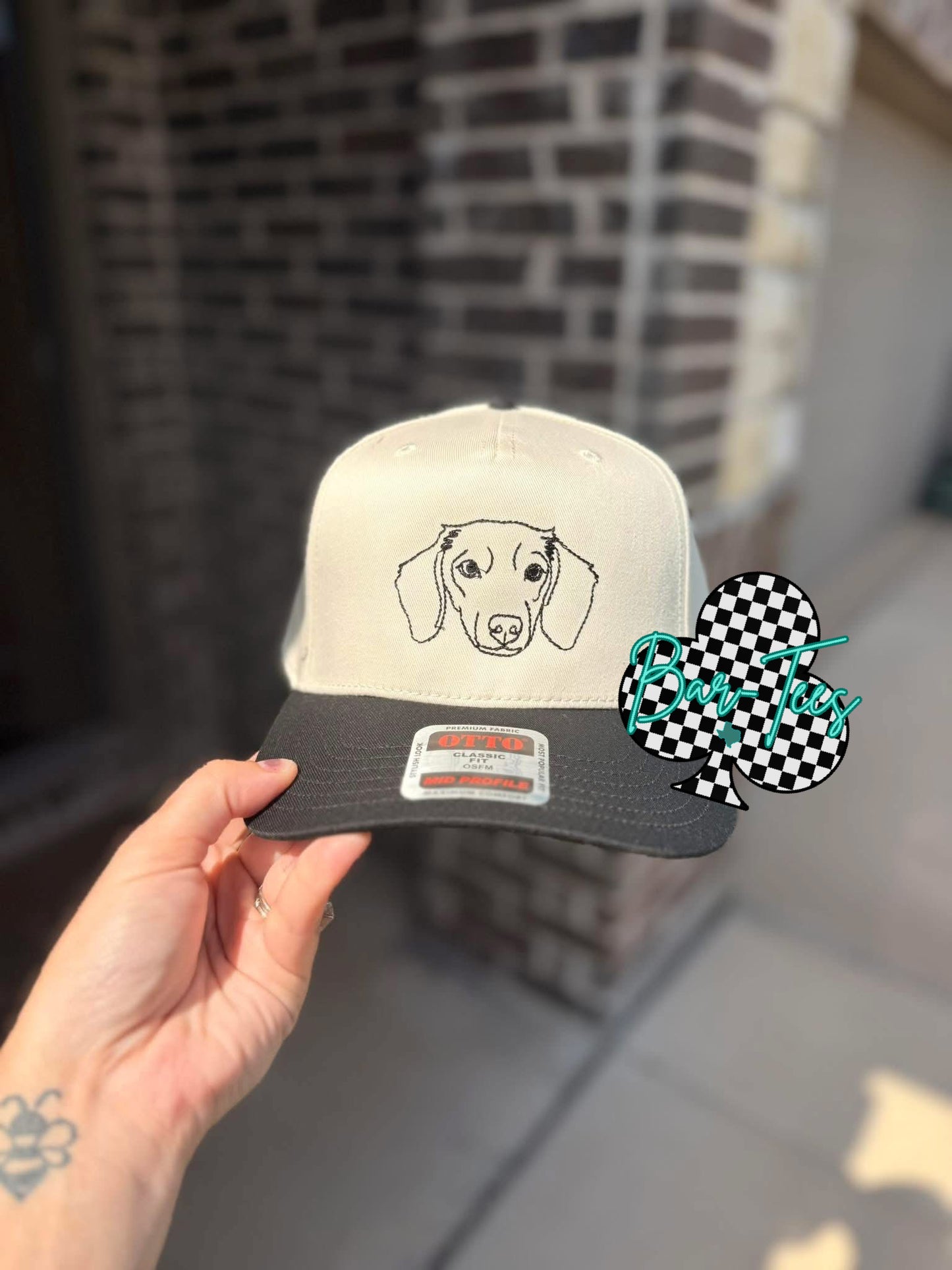 Custom Dog Embroidered Hat