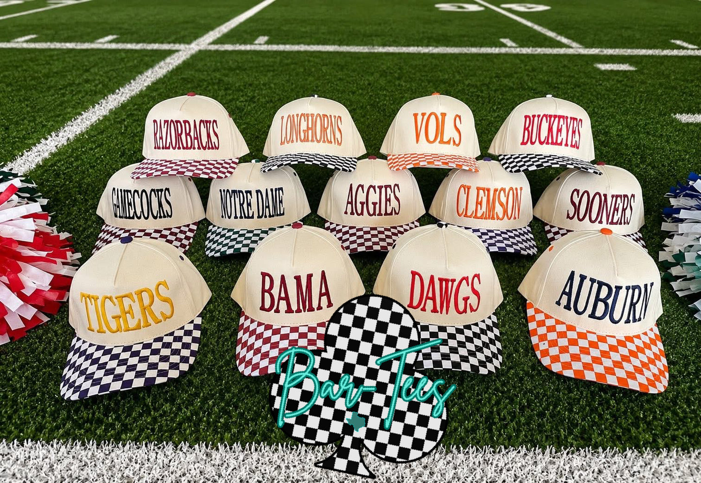 Custom Checkered Hats