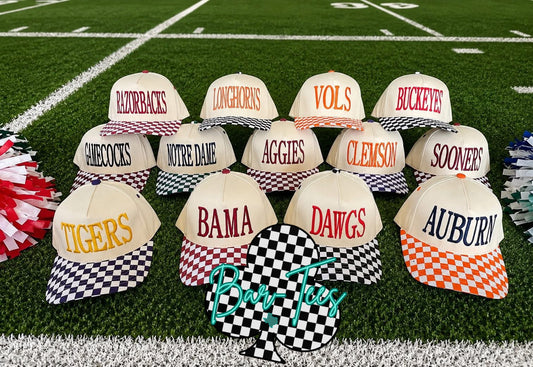 Custom Checkered Hats