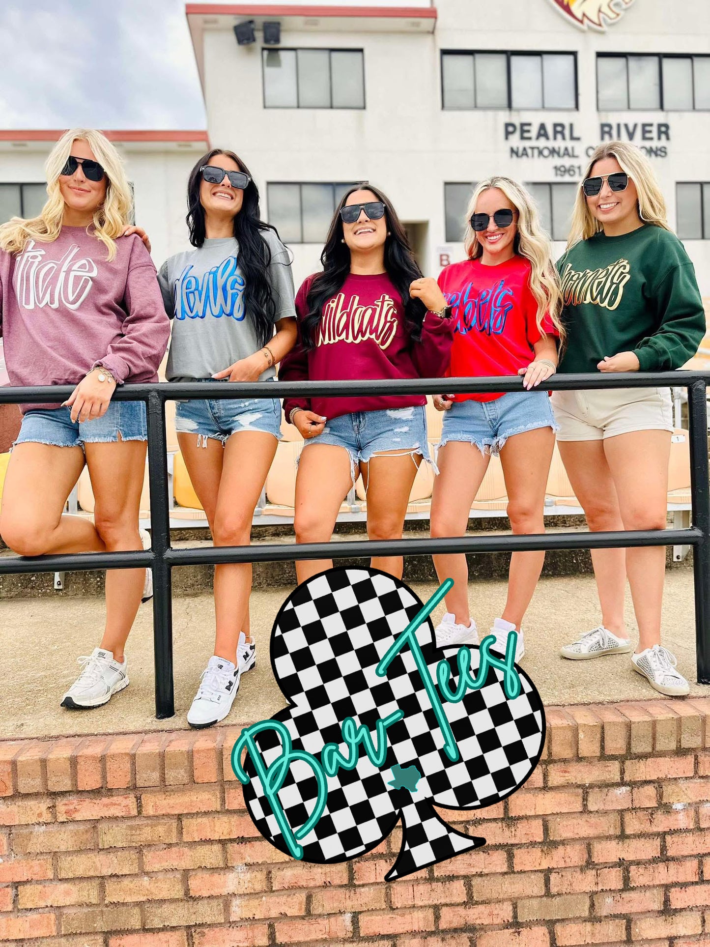 Shadow Outline Puff Tee & Sweatshirt