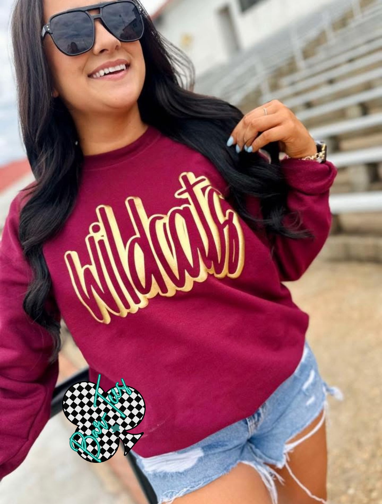 Shadow Outline Puff Tee & Sweatshirt