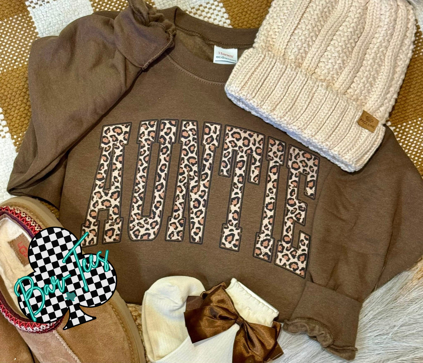 Pink Friday Deal #3 Leopard Name Sweatshirt