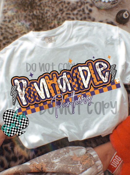 Panhandle Panthers Mascot Font Tee/Sweatshirt Adult & Youth
