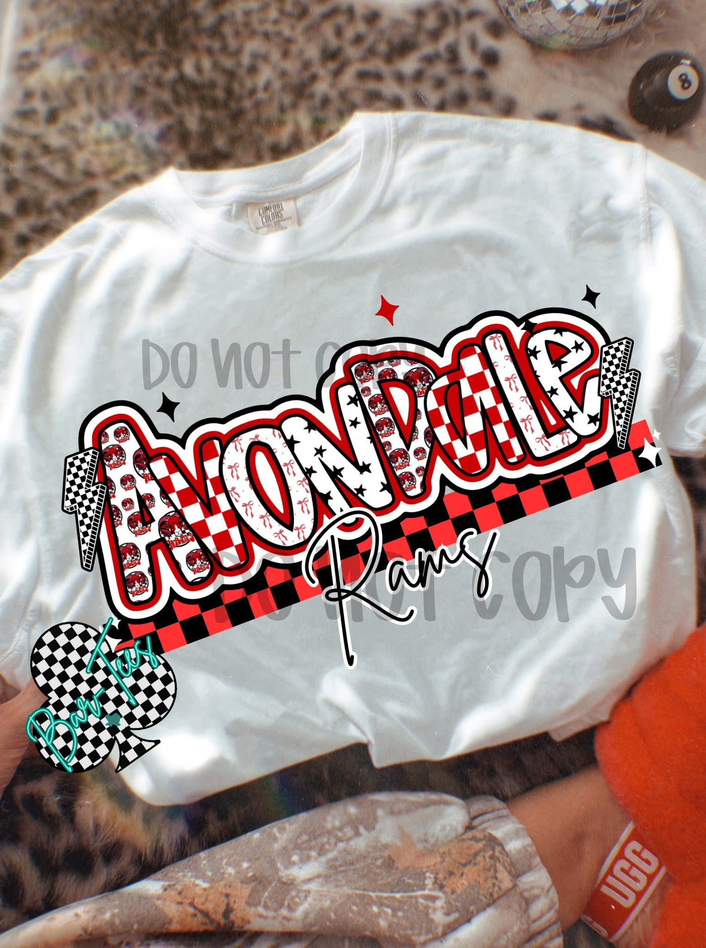 Avondale Rams Mascot Font Tee/Sweatshirt