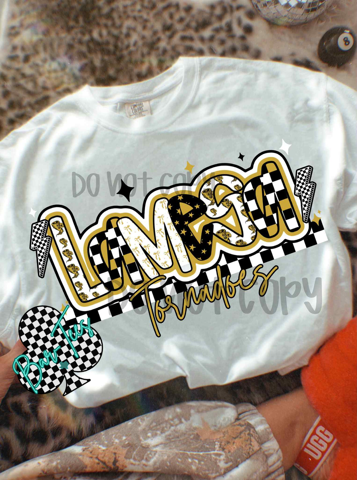 Lamesa Tornadoes Mascot Font Tee/Sweatshirt Adult & Youth