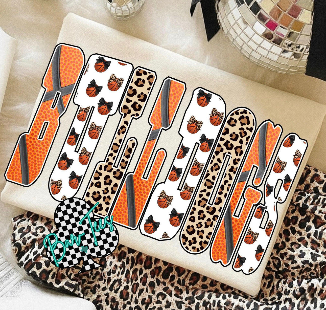 Trendy Font Basketball Tee/Sweatshirt