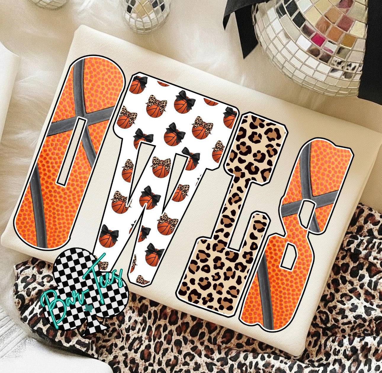 Trendy Font Basketball Tee/Sweatshirt