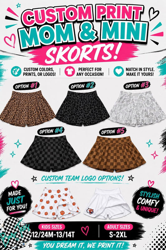 Mom & Me Athletic Skorts