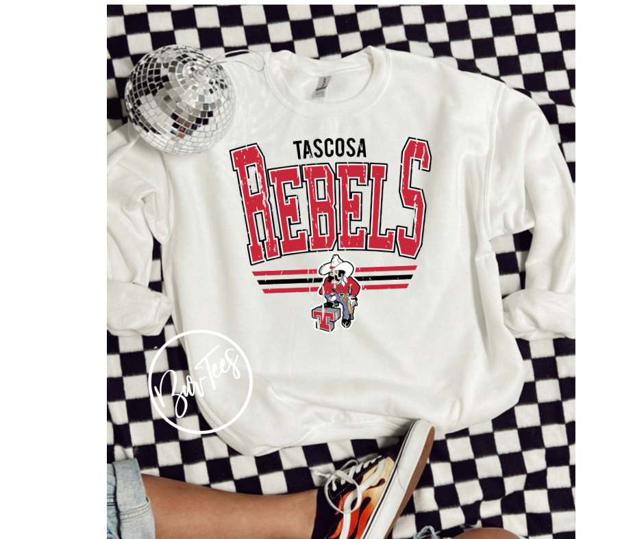 ADULT Tascosa Rebels Retro Spirit