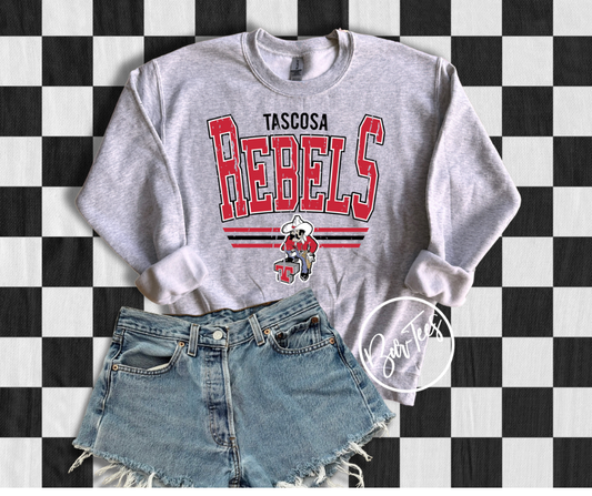 ADULT Tascosa Rebels Retro Spirit