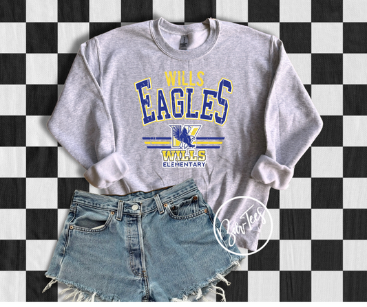 YOUTH Wills Elementary Eagles Retro Spirit